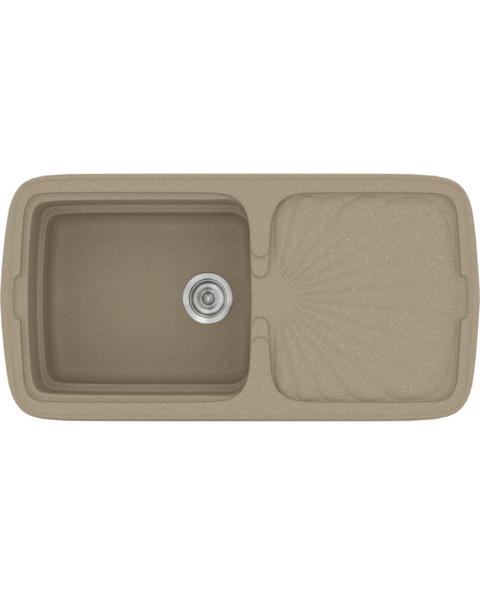 Νεροχύτης Συνθετικός Γρανίτης Sanitec Classic 306 (96 X 51cm)