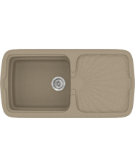 Νεροχύτης Συνθετικός Γρανίτης Sanitec Classic 306 (96 X 51cm)