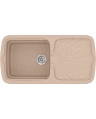 Νεροχύτης Συνθετικός Γρανίτης Sanitec Classic 306 (96 X 51cm)