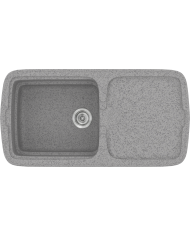 Νεροχύτης Συνθετικός Γρανίτης Sanitec Classic 306 (96 X 51cm)