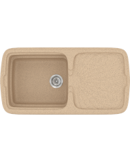 Νεροχύτης Συνθετικός Γρανίτης Sanitec Classic 306 (96 X 51cm)