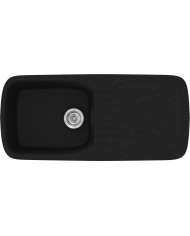 Νεροχύτης Συνθετικός Γρανίτης Sanitec Classic 308 Aντιστρεφόμενος Επικαθήμενος (96 X 51cm)