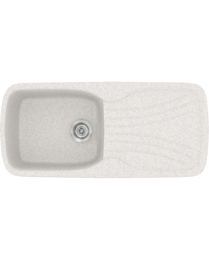 Νεροχύτης Συνθετικός Γρανίτης Sanitec Classic 308 Aντιστρεφόμενος Επικαθήμενος (96 X 51cm)