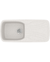 Νεροχύτης Συνθετικός Γρανίτης Sanitec Classic 308 Aντιστρεφόμενος Επικαθήμενος (96 X 51cm)