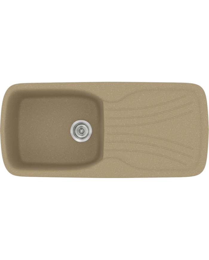 Νεροχύτης Συνθετικός Γρανίτης Sanitec Classic 308 Aντιστρεφόμενος Επικαθήμενος (96 X 51cm)