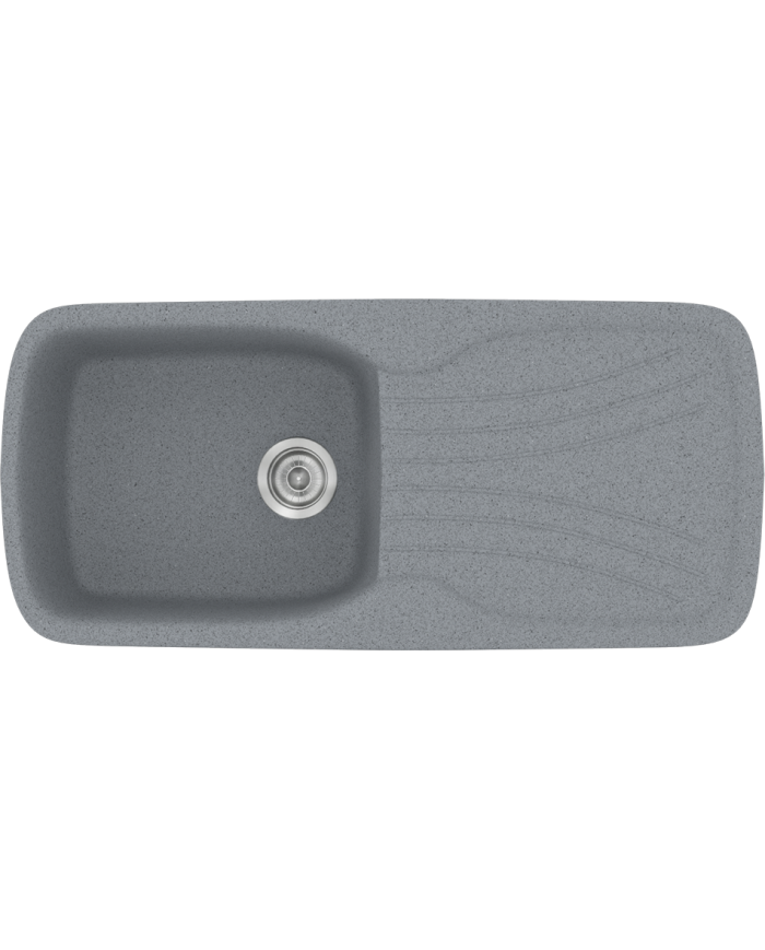 Νεροχύτης Συνθετικός Γρανίτης Sanitec Classic 308 Aντιστρεφόμενος Επικαθήμενος (96 X 51cm)