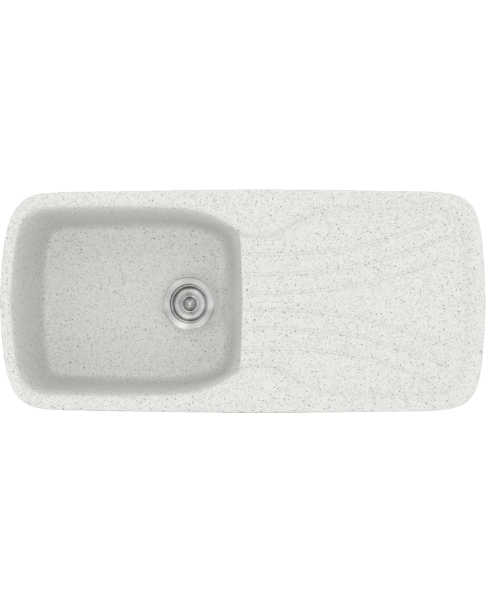 Νεροχύτης Συνθετικός Γρανίτης Sanitec Classic 308 Aντιστρεφόμενος Επικαθήμενος (96 X 51cm)