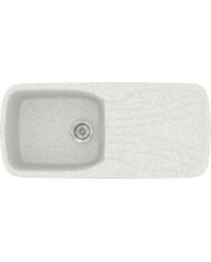 Νεροχύτης Συνθετικός Γρανίτης Sanitec Classic 308 Aντιστρεφόμενος Επικαθήμενος (96 X 51cm)