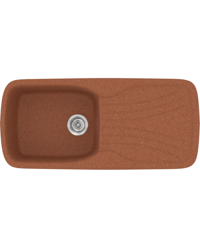 Νεροχύτης Συνθετικός Γρανίτης Sanitec Classic 308 Aντιστρεφόμενος Επικαθήμενος (96 X 51cm)