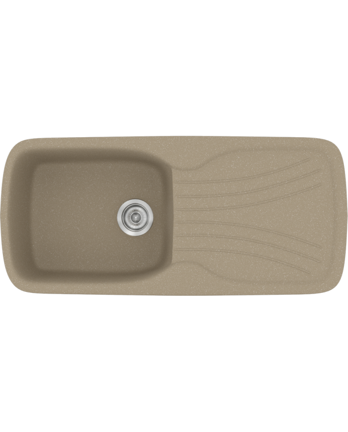 Νεροχύτης Συνθετικός Γρανίτης Sanitec Classic 308 Aντιστρεφόμενος Επικαθήμενος (96 X 51cm)