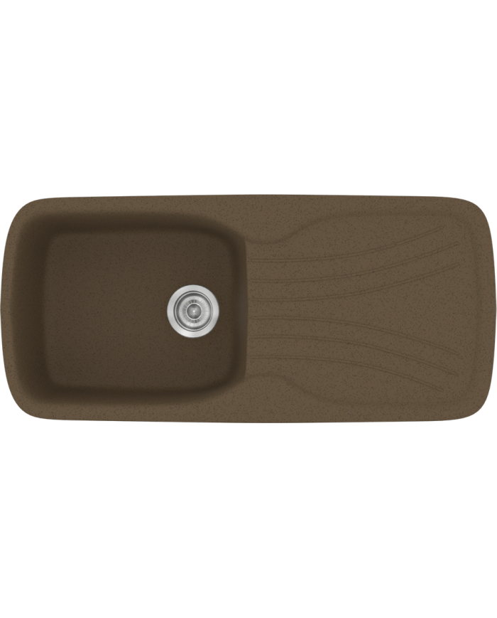 Νεροχύτης Συνθετικός Γρανίτης Sanitec Classic 308 Aντιστρεφόμενος Επικαθήμενος (96 X 51cm)