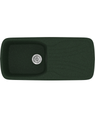 Νεροχύτης Συνθετικός Γρανίτης Sanitec Classic 308 Aντιστρεφόμενος Επικαθήμενος (96 X 51cm)