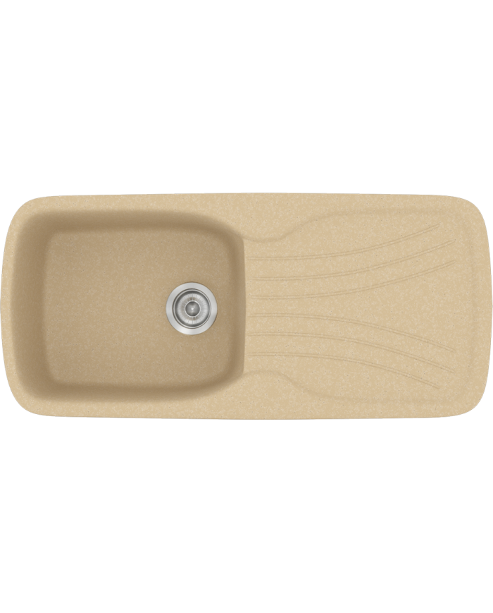 Νεροχύτης Συνθετικός Γρανίτης Sanitec Classic 308 Aντιστρεφόμενος Επικαθήμενος (96 X 51cm)