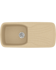 Νεροχύτης Συνθετικός Γρανίτης Sanitec Classic 308 Aντιστρεφόμενος Επικαθήμενος (96 X 51cm)