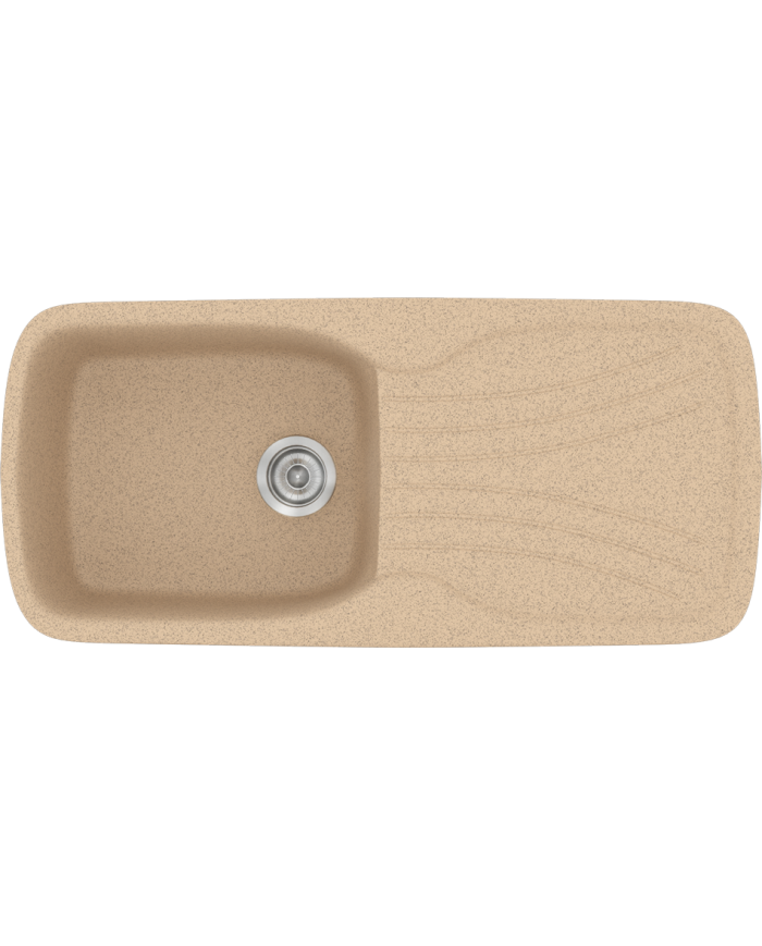 Νεροχύτης Συνθετικός Γρανίτης Sanitec Classic 308 Aντιστρεφόμενος Επικαθήμενος (96 X 51cm)