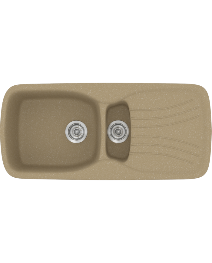 Synthetic Granite Sink Sanitec Classic 309 Reversible Countertop (96 X 51cm)