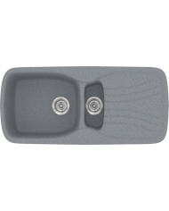 Synthetic Granite Sink Sanitec Classic 309 Reversible Countertop (96 X 51cm)