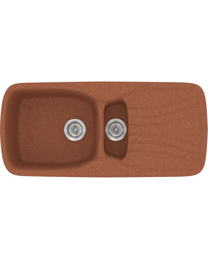 Synthetic Granite Sink Sanitec Classic 309 Reversible Countertop (96 X 51cm)