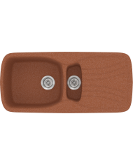 Synthetic Granite Sink Sanitec Classic 309 Reversible Countertop (96 X 51cm)