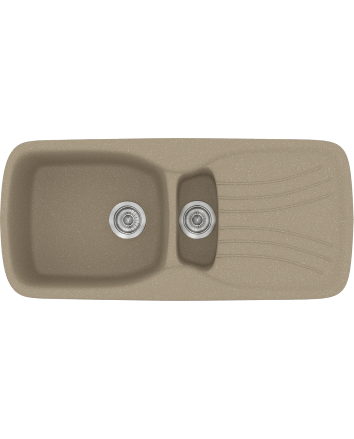 Synthetic Granite Sink Sanitec Classic 309 Reversible Countertop (96 X 51cm)