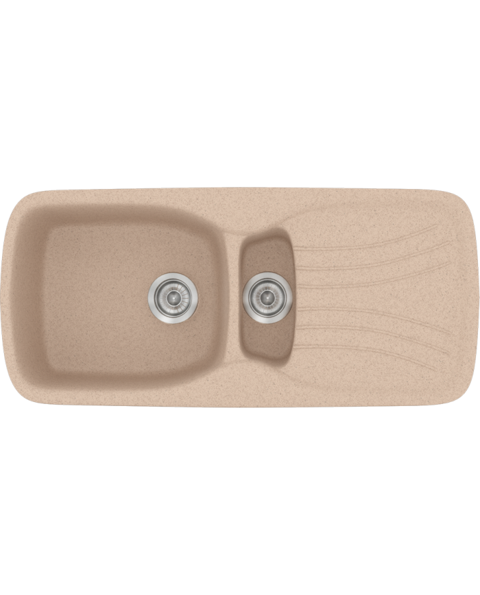 Synthetic Granite Sink Sanitec Classic 309 Reversible Countertop (96 X 51cm)