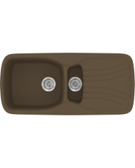 Synthetic Granite Sink Sanitec Classic 309 Reversible Countertop (96 X 51cm)