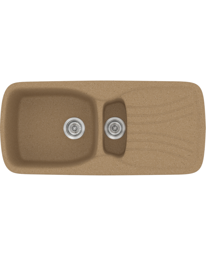 Synthetic Granite Sink Sanitec Classic 309 Reversible Countertop (96 X 51cm)