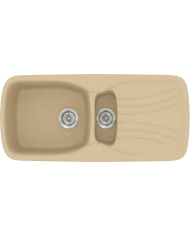 Synthetic Granite Sink Sanitec Classic 309 Reversible Countertop (96 X 51cm)