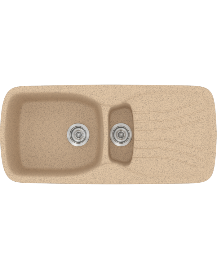 Synthetic Granite Sink Sanitec Classic 309 Reversible Countertop (96 X 51cm)