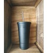 Thermos for drinks Ecolife Black thermos 480ml (matte)