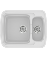 Synthetic Granite Sink Sanitec Classic 314 Reversible Countertop (60X51)