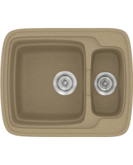 Synthetic Granite Sink Sanitec Classic 314 Reversible Countertop (60X51)