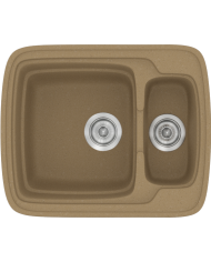Synthetic Granite Sink Sanitec Classic 314 Reversible Countertop (60X51)