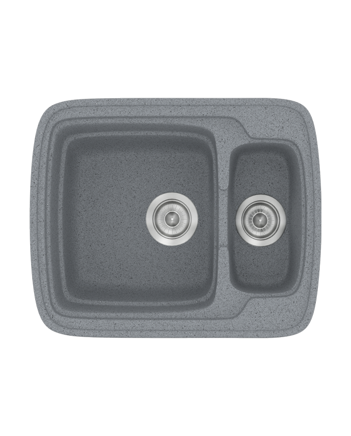 Synthetic Granite Sink Sanitec Classic 314 Reversible Countertop (60X51)