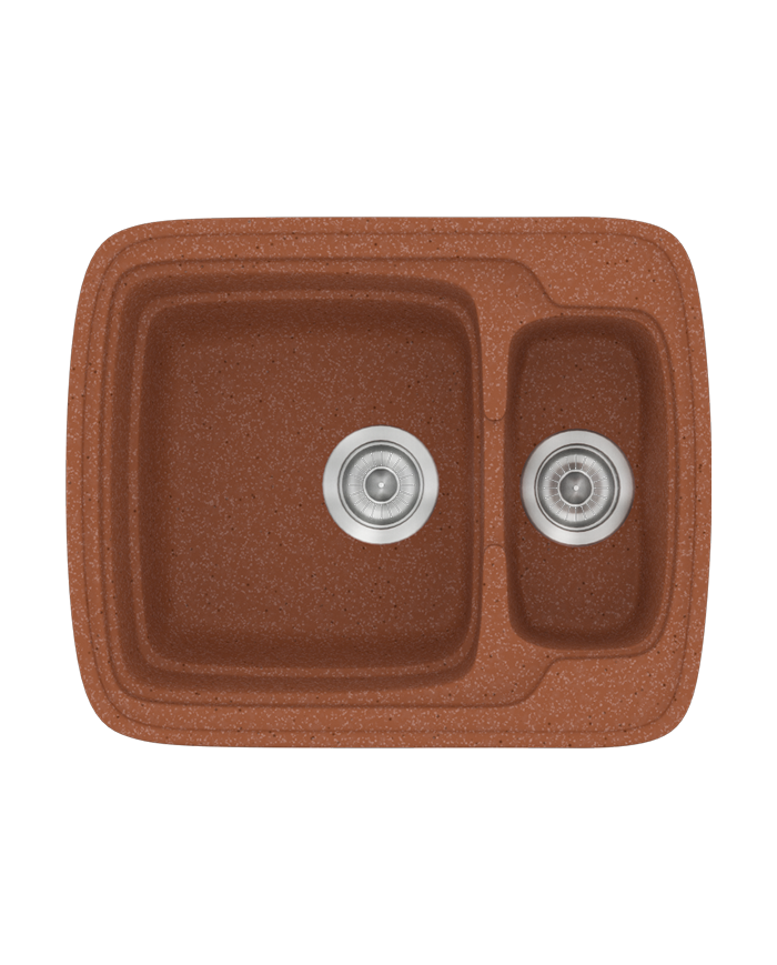 Synthetic Granite Sink Sanitec Classic 314 Reversible Countertop (60X51)