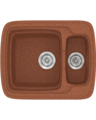 Synthetic Granite Sink Sanitec Classic 314 Reversible Countertop (60X51)