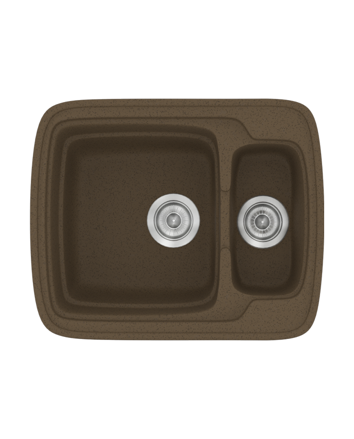 Synthetic Granite Sink Sanitec Classic 314 Reversible Countertop (60X51)