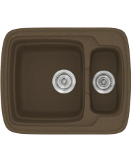 Synthetic Granite Sink Sanitec Classic 314 Reversible Countertop (60X51)