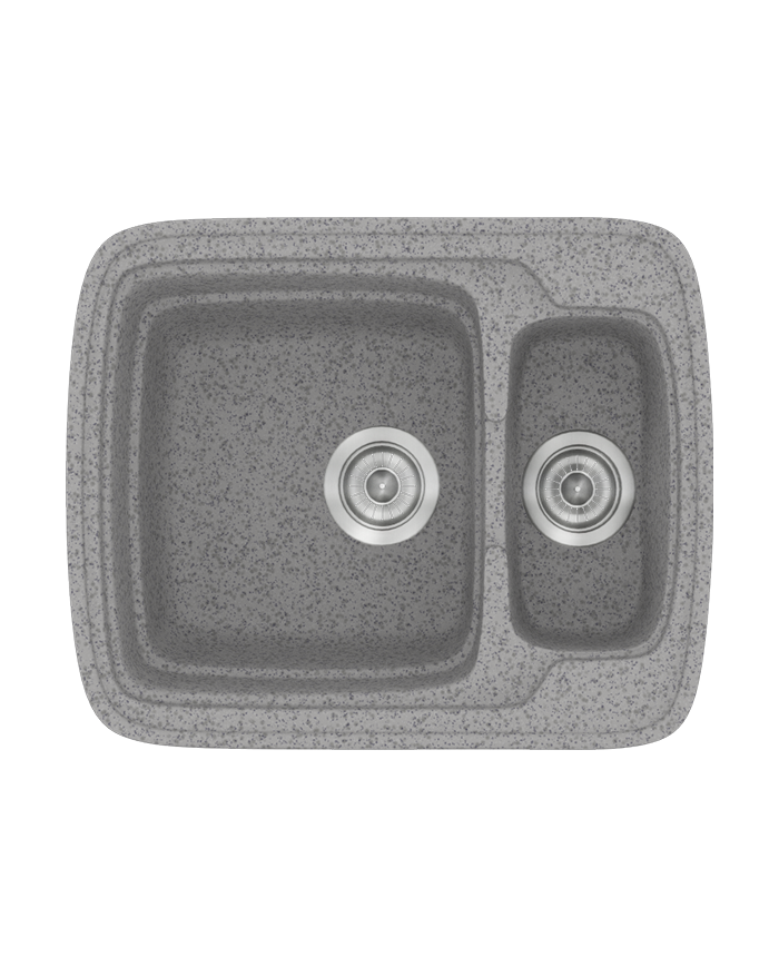 Synthetic Granite Sink Sanitec Classic 314 Reversible Countertop (60X51)