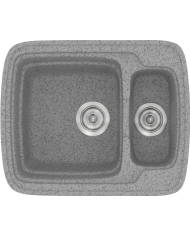Synthetic Granite Sink Sanitec Classic 314 Reversible Countertop (60X51)