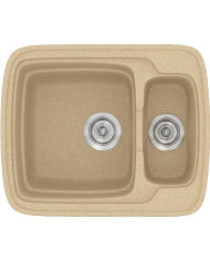 Synthetic Granite Sink Sanitec Classic 314 Reversible Countertop (60X51)