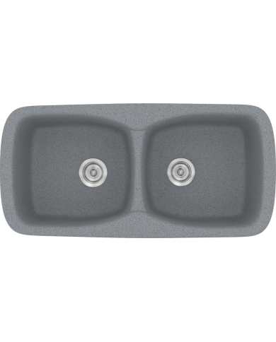 Νεροχύτης Συνθετικός Γρανίτης Sanitec Classic 319 Επικαθήμενος  (93X51)