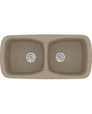 Synthetic Granite Sink Sanitec Classic 319 Countertop (93X51)