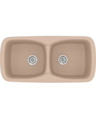 Synthetic Granite Sink Sanitec Classic 319 Countertop (93X51)