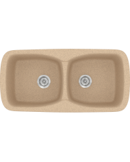 Synthetic Granite Sink Sanitec Classic 319 Countertop (93X51)