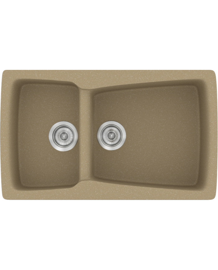 Synthetic Granite Sink Sanitec Classic 320 Reversible Countertop (79X50)