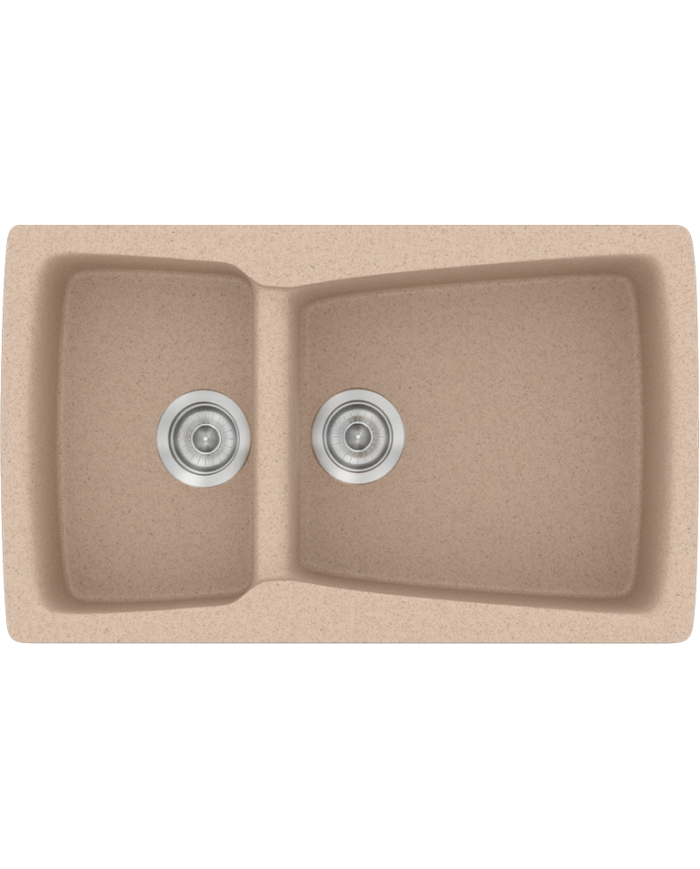 Synthetic Granite Sink Sanitec Classic 320 Reversible Countertop (79X50)