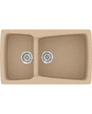 Synthetic Granite Sink Sanitec Classic 320 Reversible Countertop (79X50)