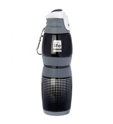Ecological thermos Black thermos vacuum Sports bottle 400ml