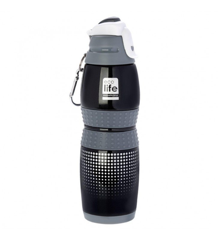 Οικολογικό θερμός Black thermos vacuum Sports bottle 400ml
